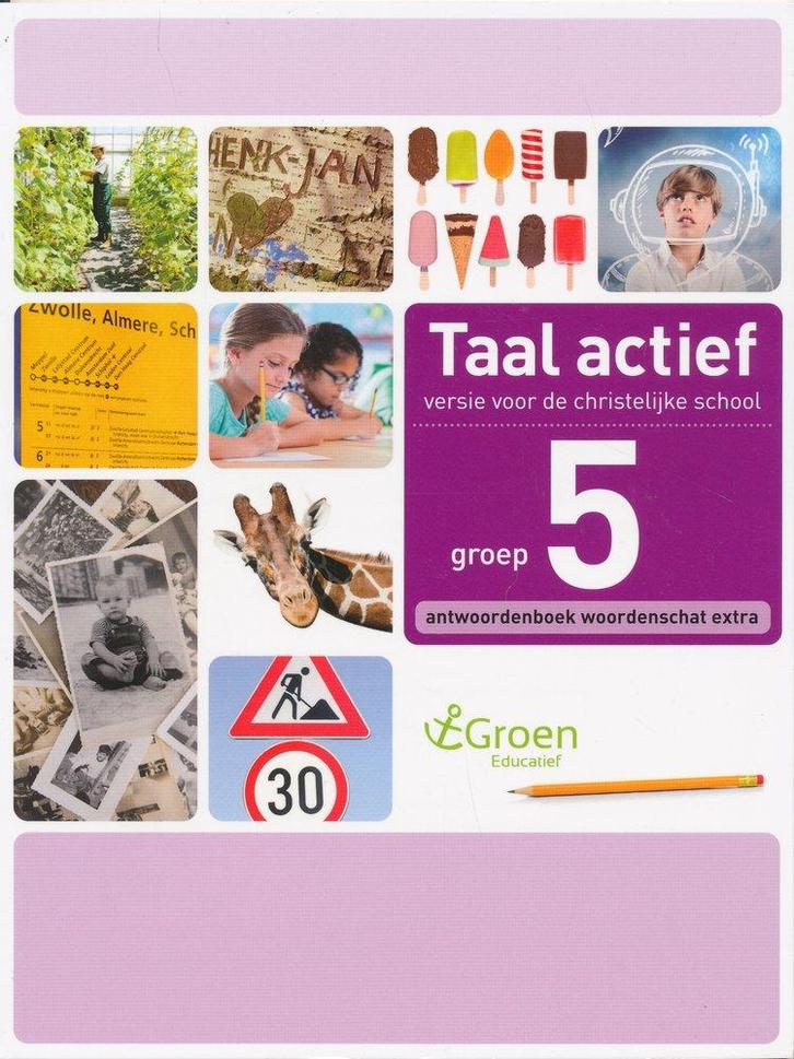 Taal Actief christelijke versie antwoordenboek woordenschat, Boeken, Schoolboeken, Verzenden
