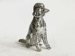 Personnage miniature - -No Reserve- Massief zilveren Poodle, Antiek en Kunst