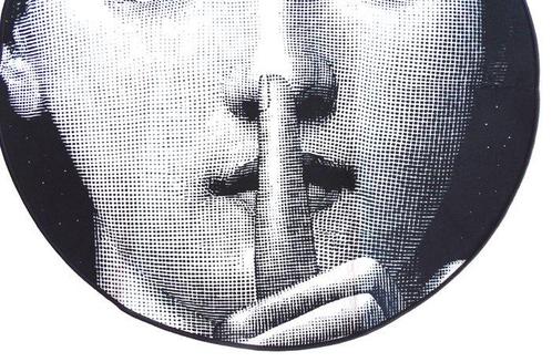 Stille Muze - Tapijt - 80 cm - 80 cm - Fornasetti-stijl, Antiek en Kunst, Kunst | Designobjecten