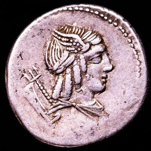 Romeinse Republiek. L. Julius Bursio. Denarius 85 BC. Rome, Timbres & Monnaies, Monnaies | Europe | Monnaies non-euro