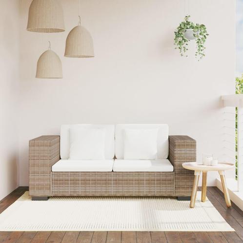vidaXL 2-zits bankstel rattan 7-delig, Huis en Inrichting, Zetels | Zetels, Nieuw, Verzenden