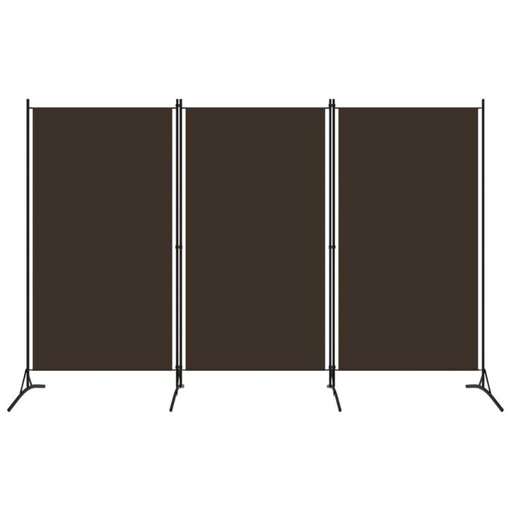 vidaXL Kamerscherm met 3 panelen 260x180 cm bruin, Huis en Inrichting, Woonaccessoires | Overige, Nieuw, Verzenden