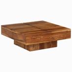 vidaXL Table basse 80x80x30 cm bois dacacia massif, Maison & Meubles, Neuf, Verzenden