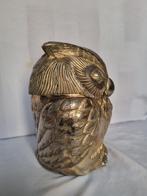 Ijsemmer - uilen - goudkleurig metaal