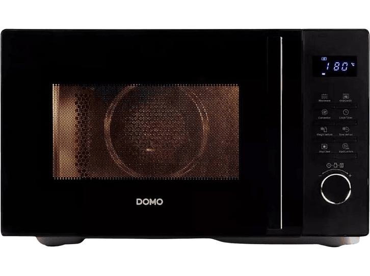 Domo -  Combi Microgolfoven  - Zwart, Elektronische apparatuur, Microgolfovens, 60 cm of meer, Draaiplateau, Nieuw, Combi-microgolfoven