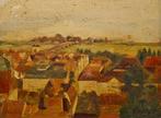 European School (XX) - View of a bridge in the distance, Antiek en Kunst, Kunst | Schilderijen | Klassiek