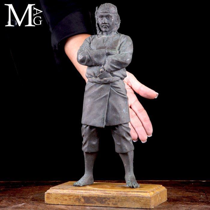 Bronze - Culture japonaise ancienne - Samouraï traditionnel, Verzamelen, Mineralen en Fossielen