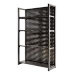 Magazijnstelling grijs antraciet - 120 x 46 x 200 cm met, Doe-het-zelf en Bouw, Ophalen of Verzenden, Nieuw