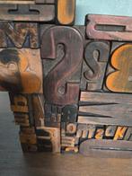 Drukblokken - Lettres dimprimerie 1930, Antiek en Kunst