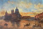 Scuola italiana (XIX-XX) - Veduta di Venezia, Punta della, Antiek en Kunst