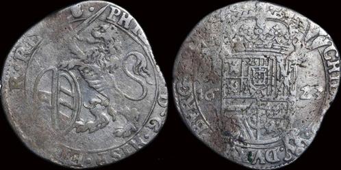 Southern Netherlands Brabant Philips Iv escalin 1623 zilver, Postzegels en Munten, Munten | Europa | Niet-Euromunten, België, Verzenden