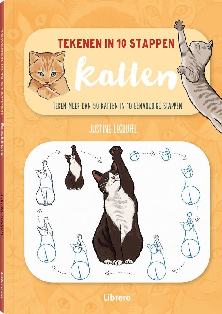 Katten / Tekenen in 10 stappen 9789463597654, Boeken, Hobby en Vrije tijd, Zo goed als nieuw, Verzenden