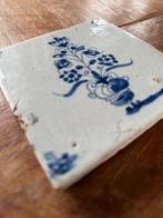 Carreau - Fleurs dans un vase - 1650-1700 - Tesselle du, Antiquités & Art