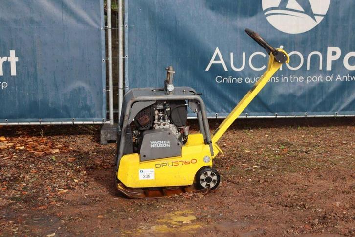 Veiling: Trilplaat Wacker Neuson DPU3760 Diesel 4.2kW 2016, Articles professionnels, Machines & Construction | Autre, Enlèvement