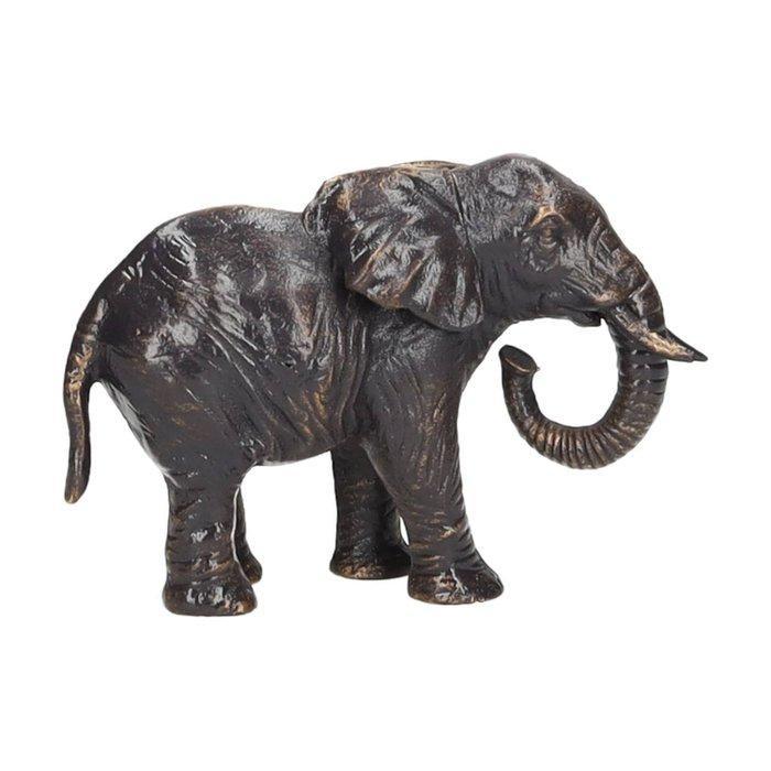 Beeldje - Elephant - IJzer, Antiquités & Art, Curiosités & Brocante