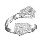 18 karaat Witgoud - Ring - 1.35 ct Diamant, Bijoux, Sacs & Beauté, Bijoux anciens