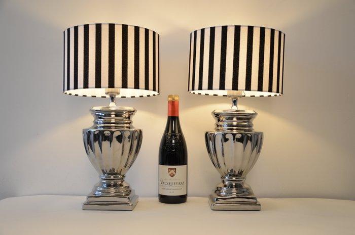 Lampe de table (2) - Paire de lampes chic de chevet et de, Antiquités & Art, Curiosités & Brocante