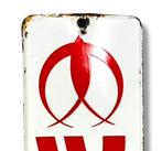 Emaille reclamebord [TSUBAME rubberen schoenen] Japanse, Antiek en Kunst