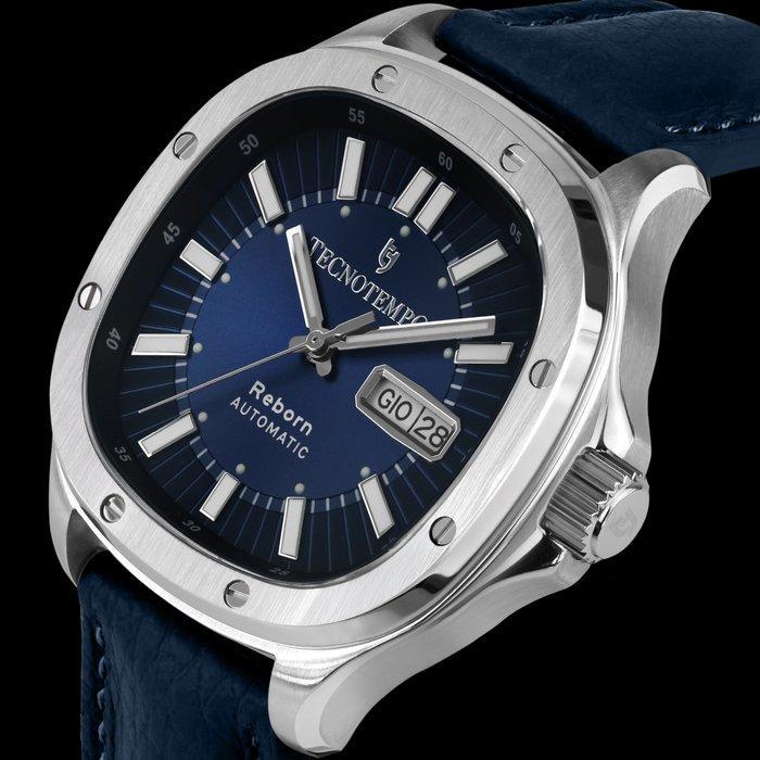 Tecnotempo - Automatic - Reborn - Blue dial - TT.RE.BL, Handtassen en Accessoires, Horloges | Heren