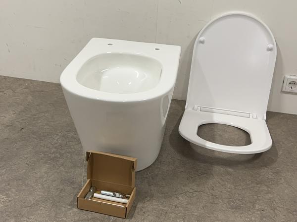 Veiling - Wandtoilet 52cm rimless Cycloneflush, Bricolage & Construction, Sanitaire