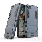 iPhone 8 Plus - Robotic Armor Case Cover Cas TPU Hoesje Navy, Télécoms, Verzenden