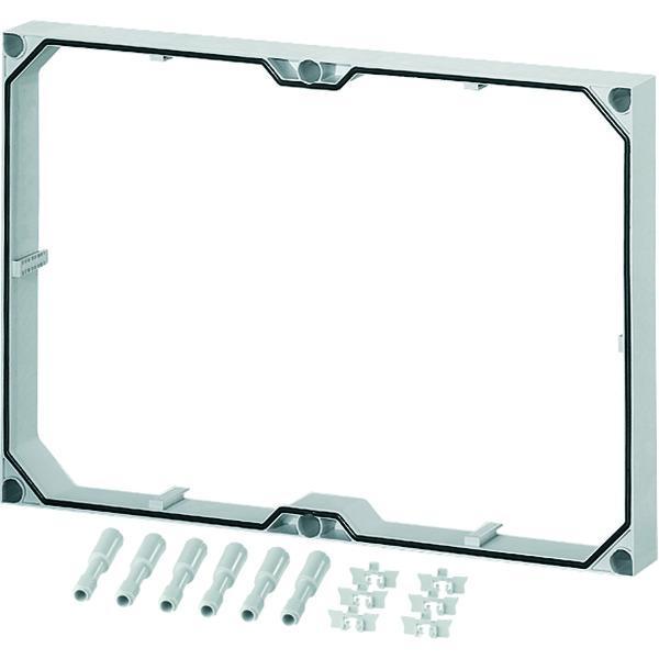 Cadre en plastique Hensel Gris Taille 4 - 540x360x50 mm - FP, Doe-het-zelf en Bouw, Elektriciteit en Kabels, Verzenden