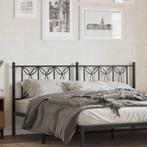 vidaXL Hoofdbord 180 cm metaal zwart, Huis en Inrichting, Slaapkamer | Bedden, Verzenden, Nieuw