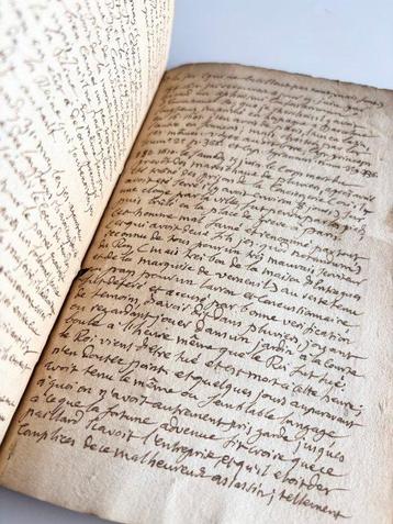 . - [Satan, Jesuites, Manuscrit] Notes relatives aux