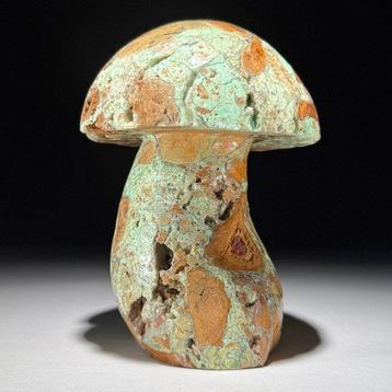 PAS DE PRIX DE RÉSERVE - Sculpture de champignon Smithsonite