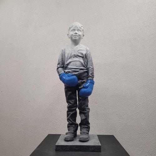 Mark Sugar - Carefree child (Blue boxing style 62), Antiek en Kunst, Kunst | Schilderijen | Modern