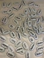 Emaille bordjes 66 stuks - Emaille bord (66) - Emaille, Antiek en Kunst