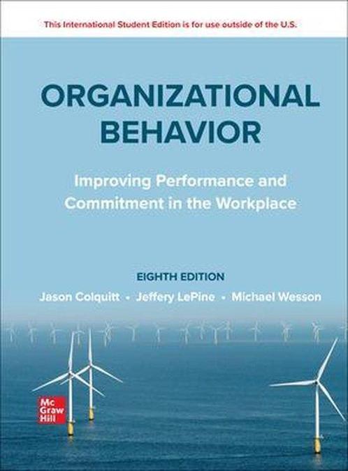 Organizational Behavior: Improving Performance and, Boeken, Overige Boeken, Gelezen, Verzenden