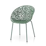 TM Modern Design Plastic Stoel Groen, Verzenden, Nieuw