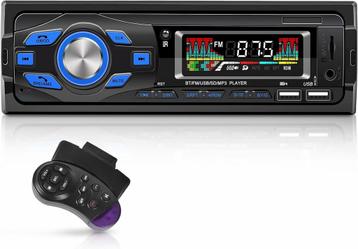 Bluetooth Autoradio, 12V 1 Din met 55W uitgangsvermogen,...
