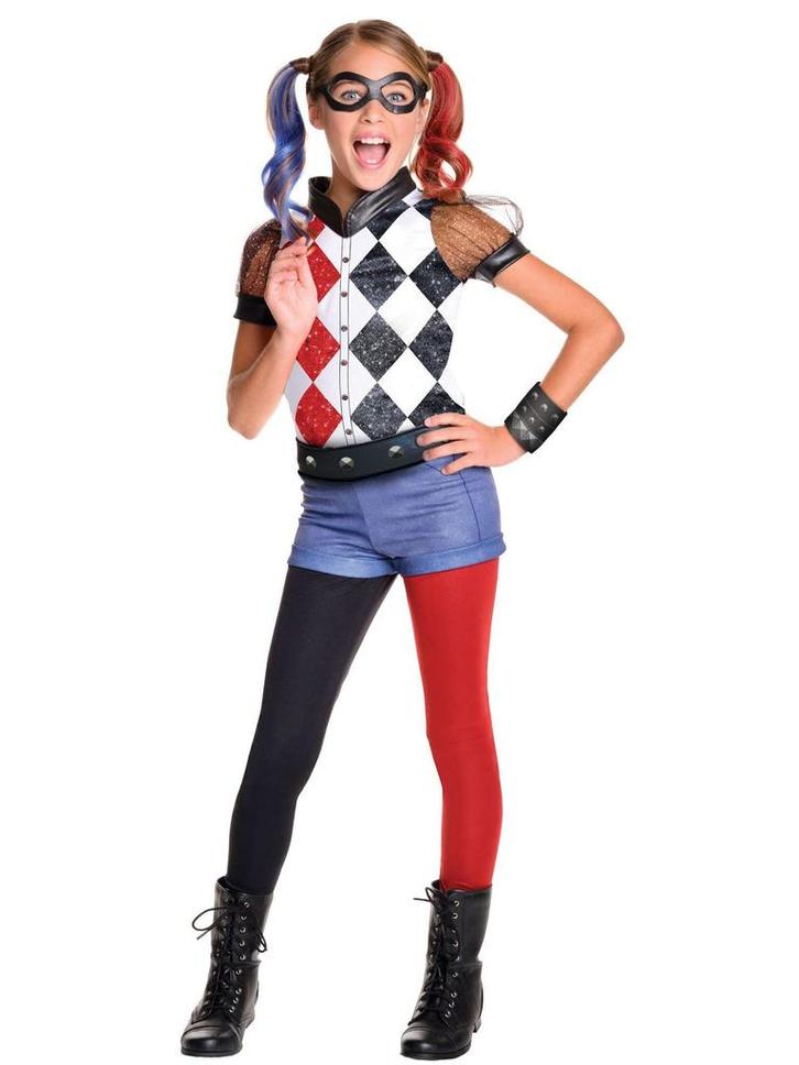 Harley Quinn Pak Kind, Kinderen en Baby's, Carnavalskleding en Verkleedspullen, Nieuw, Verzenden