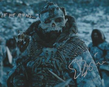 Game of Thrones - Signed by Edward Dogliani (Lord of Bones)