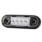 LED markeerlicht voor vlakke montage en buismontage WIT LED, Auto-onderdelen, Ophalen of Verzenden, Nieuw