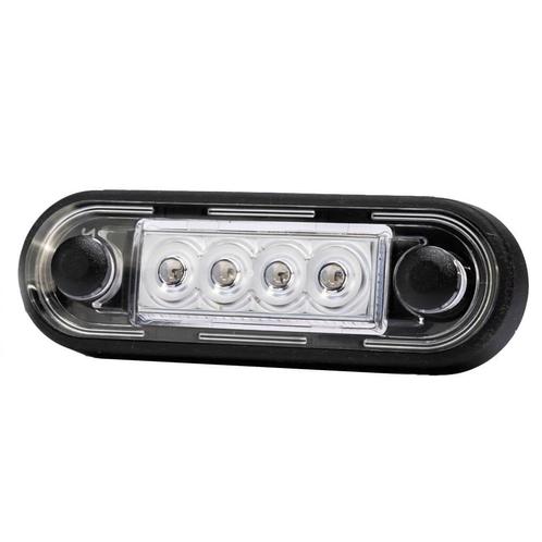 LED markeerlicht voor vlakke montage en buismontage WIT LED, Autos : Pièces & Accessoires, Éclairage, Enlèvement ou Envoi