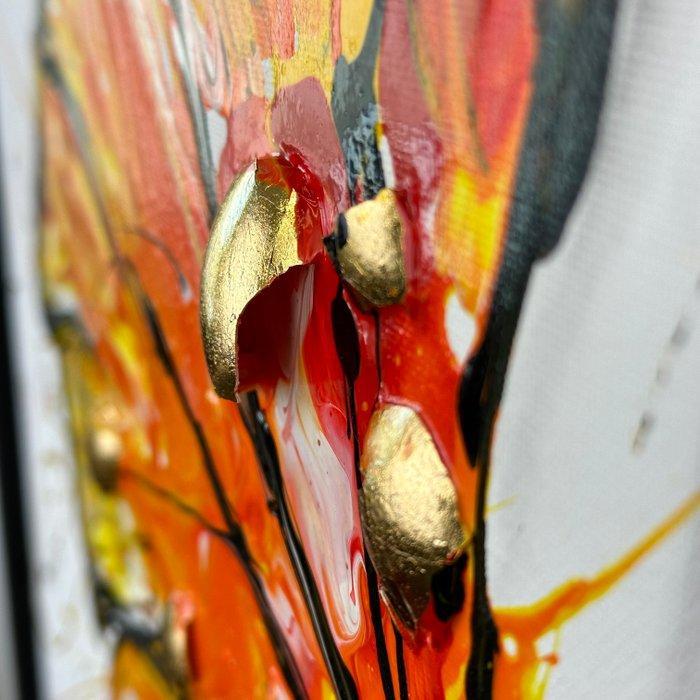 Santicri - From Chaos to Form, Flower 11, Antiquités & Art, Art | Peinture | Moderne