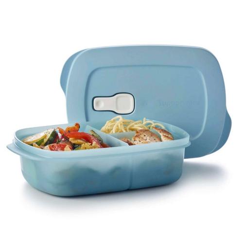 Tupperware CrystalWave Vakjesdoos Lichtblauw, Huis en Inrichting, Keuken | Tupperware, Nieuw, Verzenden