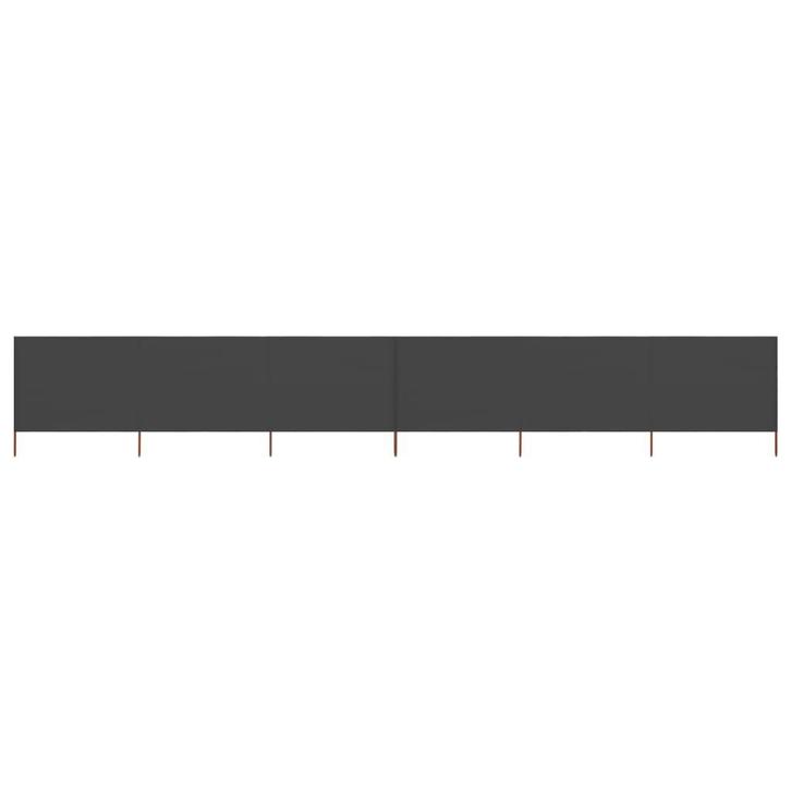 Antraciet Windscherm 6-panelen | OP = OP | 53%, Tuin en Terras, Tuinschermen, Nieuw, Hout, 150 tot 200 cm, 200 cm of meer, Verzenden