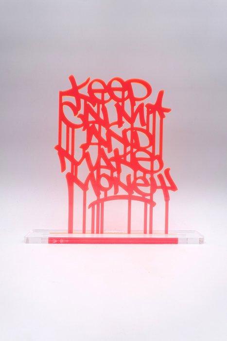 Golden Boy (2000) - KEEP CALM AND MAKE MONEY. (Original, Antiek en Kunst, Kunst | Schilderijen | Modern