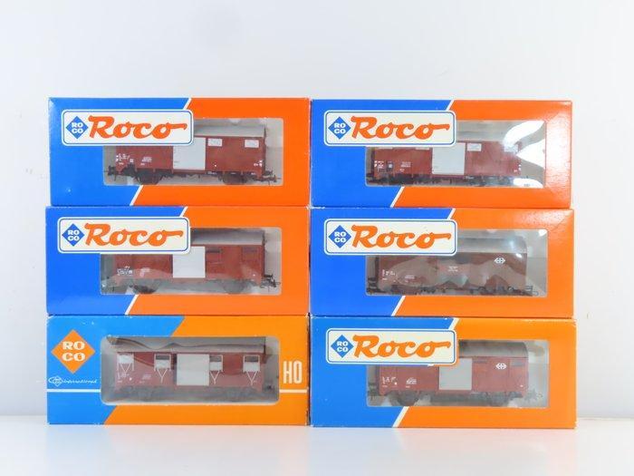 Roco H0 - 25010/4377/46254/46267/46831/46832.1 - Wagon de, Hobby en Vrije tijd, Modeltreinen | H0