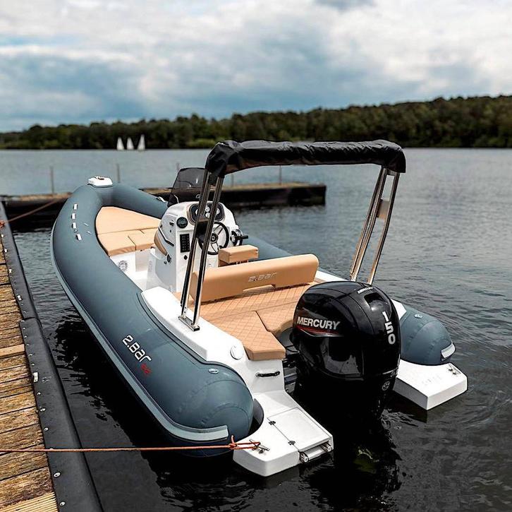 Veiling: Rubber speedboat 2BAR B2 (inclusief trailer) (Marge, Watersport en Boten, Speedboten, Ophalen