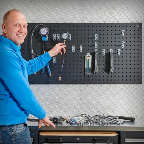 Datona Basis set haken voor gereedschapsbord - 10 cm -, Doe-het-zelf en Bouw, Werkbanken, Ophalen of Verzenden