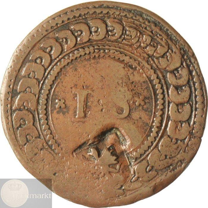 Nederland - Overijssel. Noodgeld van 1 Stuiver 1578 met klop, Postzegels en Munten, Munten | Nederland