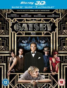 The Great Gatsby Blu-Ray (2013) Leonardo DiCaprio, Luhrmann, CD & DVD, Blu-ray, Envoi