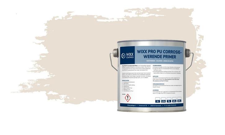 Wixx PRO PU Corrosiewerende Roestwerende Primer RAL 9001 |, Doe-het-zelf en Bouw, Verf, Beits en Lak, Nieuw, Verzenden