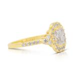 Ring - 18 karaat Geel goud - 2.12ct. tw. Diamant, Nieuw