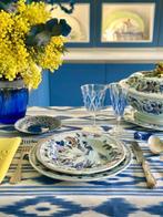 Ottomaanse tafeldoek, met ikat-stijl print voor ruime